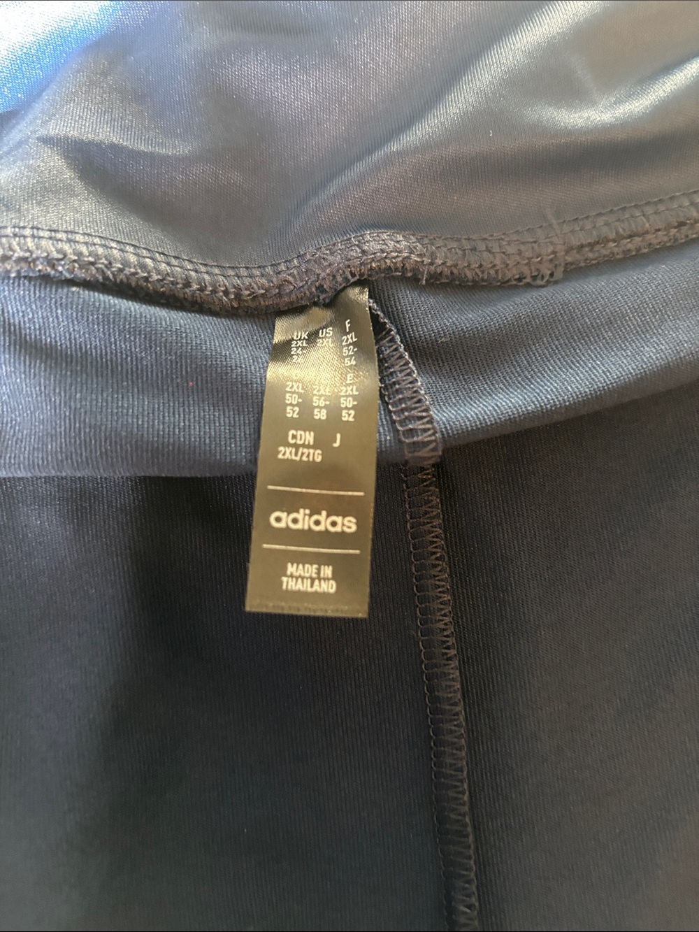 adidas Navy Blue Athletic Skirt with Built-In Shorts - Picture 4 of 5